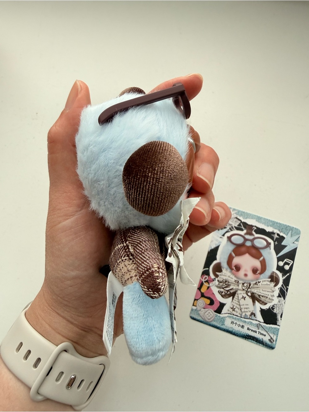 NEW Pop Mart Skullpanda Off Mode Break Time Is Vinyl Plush Pendant - Picture 7 of 9